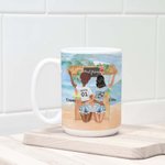 Personalized We're Not Sugar And Spice And Everything Nice We're Sage And Hood White Ceramic Mug Best Friend Gift