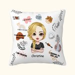 Personalizzato I Am Growing Everyday Everything Is Gonna Be Okay Throw Pillow Cover Regalo di incoraggiamento per se stessi