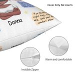 Personalized My Affirmations Daily Reminders Throw Pillow Cover Creative Home Decoration Birthday Gift for Women Girls