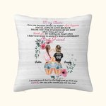 Personalised  I Love You Because I Know No Matter What Happens You'll Always Love Me Back Throw Pillow Cover Best Friend Gift Besties Gift Home Decor
