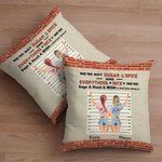 Personnalisé Nous sommes Sage et Hood et souhaitons qu'une Mufuka le fasse Housse de coussin jetable Cadeau de la meilleure amie Cadeau de la meilleur