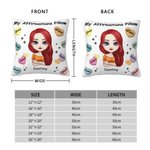 Personalized Love Yourself Words of Encouragement My Affirmations Pillow Throw Pillow Cover Positive Affirmations Home Decoration