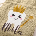 Borsa personalizzata della fatina dei denti Astuccio della fatina dei denti con barattolo di vetro in sughero per bambini