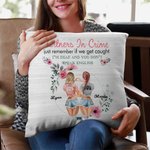 Personalisierte Partner in Crime Just Remember Wenn wir erwischt ich bin taub und Sie sprechen nicht Englisch werfen Kissenabdeckung BFF Geschenk Sofa