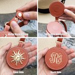 Weihnachtsstrumpf Monogramm-Hutclip, Anhänger für Reisetaschen, Rucksäcke, Geldbörsen, Handtaschen, Geschenke für Mädchen, Damen, Frauen