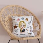 Personalizzato I Am Growing Everyday Everything Is Gonna Be Okay Throw Pillow Cover Regalo di incoraggiamento per se stessi