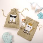 Borsa personalizzata della fatina dei denti Astuccio della fatina dei denti con barattolo di vetro in sughero per bambini