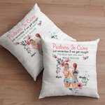 Personalisierte Partner in Crime Just Remember Wenn wir erwischt ich bin taub und Sie sprechen nicht Englisch werfen Kissenabdeckung BFF Geschenk Sofa
