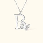 Gepersonaliseerde Vlinder Initiaal Minimalistische Ketting voor Vrouwen Verjaardag Bruidsmeisje Zomer Sieraden Cadeau