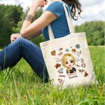 Personalized Confident Girl Woman Daily Affirmation Tote Bag Birthday Easy to Hand Wash