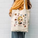 Personalized Confident Girl Woman Daily Affirmation Tote Bag Birthday Easy to Hand Wash
