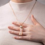 Personalised Hourglass Urn Necklace Ash Holder with Engraved Initial Memorial Jewellery Keepsake Gift for Women Friends