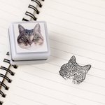 Tampon personnalisé portrait d'animaux Chats Chiens Oiseaux Perroquets Tampon animalier Tampon encre pour animaux Cadeau pour les amoureux des animaux