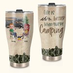 Cadeau de couple pour les amoureux du camping, la vie est plus belle quand vous faites du camping