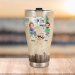 Personalisierte Leben ist besser, wenn Sie Camping gekrümmten Becher Valentinstag Geschenk für Camping-Paar sind
