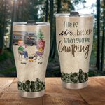 Cadeau de couple pour les amoureux du camping, la vie est plus belle quand vous faites du camping