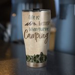 Cadeau de couple pour les amoureux du camping, la vie est plus belle quand vous faites du camping
