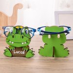 Gepersonaliseerde Leuke Dinosaurus Zonnebrilhouder Zonnebrilstandaard met Naam Bureaudecoratie Cadeau voor Kinderen