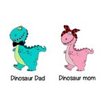 Personalized Dinosaur Keychain Engraved with Names Perfect Gift for Dad and Mom's Special Occasions