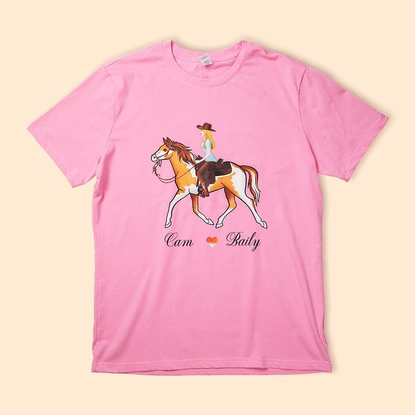 Girl Loves Horse Shirt Hoodie Sweatshirt