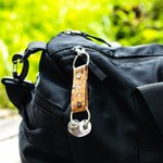 Personalized Traveler Passport Keychain with Engraved Country Ring for Visited Countries Travel Keepsake Gift for Travel Lovers