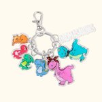 Personalized Dinosaur Keychain Engraved with Names Perfect Gift for Dad and Mom's Special Occasions