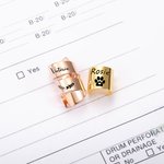 Personalized Stethoscope ID Tag Ring with Name Graduation Gift for Nurse Doctor