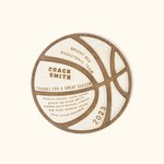 Personalisierte Basketball-Fußball-Volleyball-Fußball-Trainer-Plakette Sport-Team 3D Holz geschichtet Plaque mit Namen Nachricht Trainer Geschenk Team