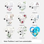 Personalised 10 Pieces Heart Shape Magnetic Bottle Opener for Wedding Party Guests Souvenirs Anniversary Gift