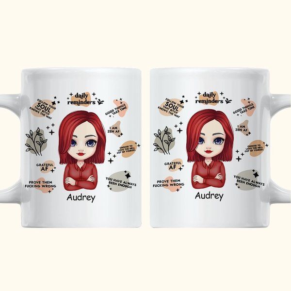 Mug en céramique blanche Cadeau d'inspiration pour le bureau et la maison