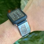 Alerta Médica Personalizada Etiqueta de Identificación de Emergencia Placa de Seguridad para Banda de Reloj Fitness Corredores Atletas Escaladores Anc