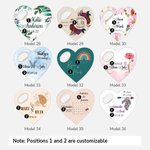 Personalised 10 Pieces Heart Shape Magnetic Bottle Opener for Wedding Party Guests Souvenirs Anniversary Gift