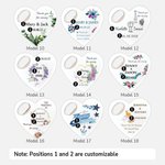 Personalised 10 Pieces Heart Shape Magnetic Bottle Opener for Wedding Party Guests Souvenirs Anniversary Gift