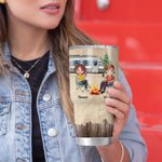 Personalised Camping Partners For Life Travel With Loved One 30oz Tumbler Couple Gift Birthday Gift