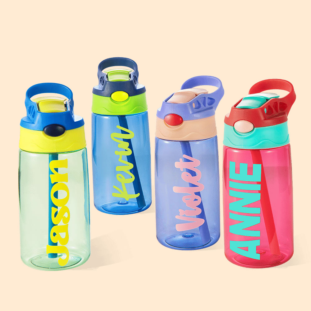 Personalized Kids Water Bottle Tumbler for Camping Day Care Boy Girl ...