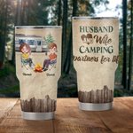 Personalised Camping Partners For Life Travel With Loved One 30oz Tumbler Couple Gift Birthday Gift