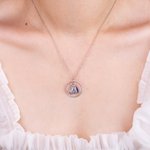 Personalisierte 2-5 Birthstones Familie Halskette für Mama Oma Schwester Muttertag Thanksgiving Day Birthstone Jewelry