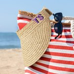 Personalisierte bestickt Stroh Sonne Visier Frauen Raffia Hut Sonnenhut mehrere Farben für Outdoor-Beruf Strand