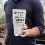 Conversazione divertente personalizzata con coppia in vacanza in campeggio Tumbler da 30 once Regalo per appassionati di campeggio