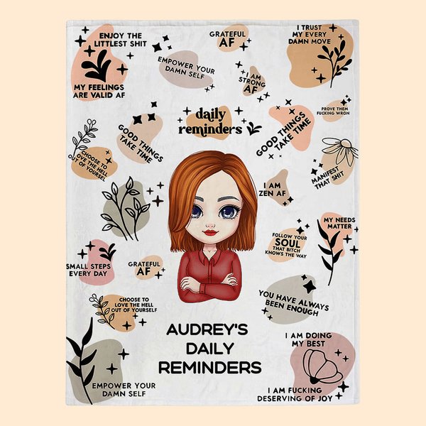 Affirmations quotidiennes personnalisées Vous avez toujours été assez Petits pas chaque jour Couverture auto-encouragement Super doux