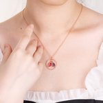 Personalisierte 2-5 Birthstones Familie Halskette für Mama Oma Schwester Muttertag Thanksgiving Day Birthstone Jewelry