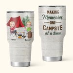 Henkilökohtainen Pariskunta Yhdessä Leirintäalue On Viihtyisä Loma 30oz Tumbler Camping Innostunut Lahja