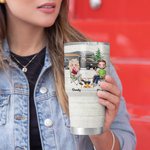 Personalisierte besser Camping Leben Paar Reisen sonnigen Tag Urlaub 30oz Becher Jahrestag Geschenk