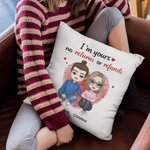 Personalisierte ich bin Ihr keine Rücksendungen oder Rückerstattungen werfen Kissen Abdeckung Valentinstag Jahrestag Geburtstag Geschenk Schlafzimmer 