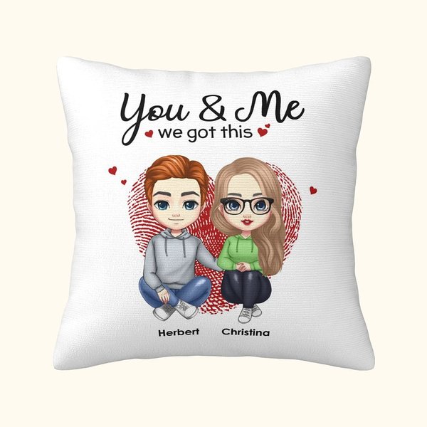 Funda Almohada Personalizada Tú y Yo Tenemos Esto Día de San Valentín Aniversario Cumpleaños Regalo Dormitorio Decoración del Hogar