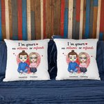 Personalisierte ich bin Ihr keine Rücksendungen oder Rückerstattungen werfen Kissen Abdeckung Valentinstag Jahrestag Geburtstag Geschenk Schlafzimmer 