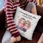 Personalized Annoying Each Other Since 2019 Throw Pillow Cover Couple Gift Home Decoration