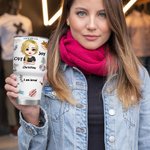 Affirmation Personnalisée Je grandis chaque jour J'ai confiance en moi Tumbler 30oz pour toi-même Anniversaire Cadeau d'encouragement