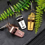 Personalised Engraved Baseball Football Basketball Symbol Name Whistle with Lanyard School Outdoor Sport Supplies Gift for Coach Trainer