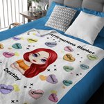Personalized My Positive Affirmations Soft Blanket Birthday Women's Day Gift for Her